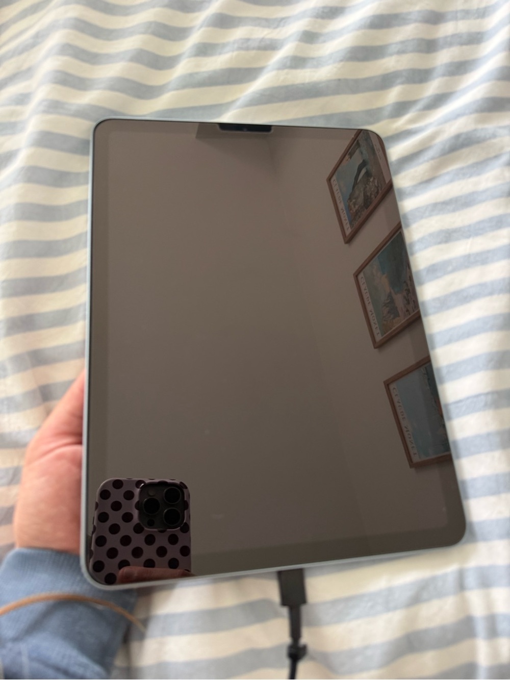 Apple iPad air 4th gen sky blue PRISTINE condition, hardly ever used